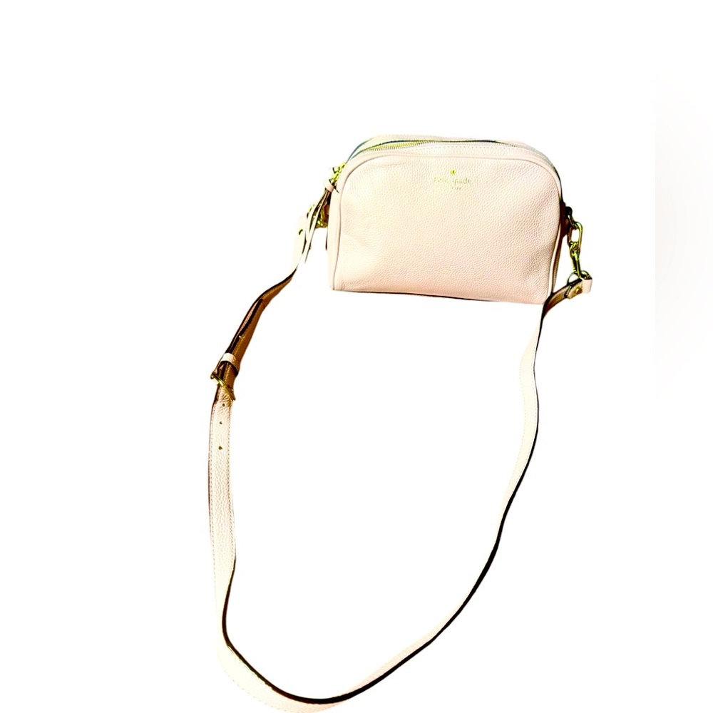 Kate Spade Pebble Leather Crossbody Bag in Tutu Pink - Picture 8 of 12